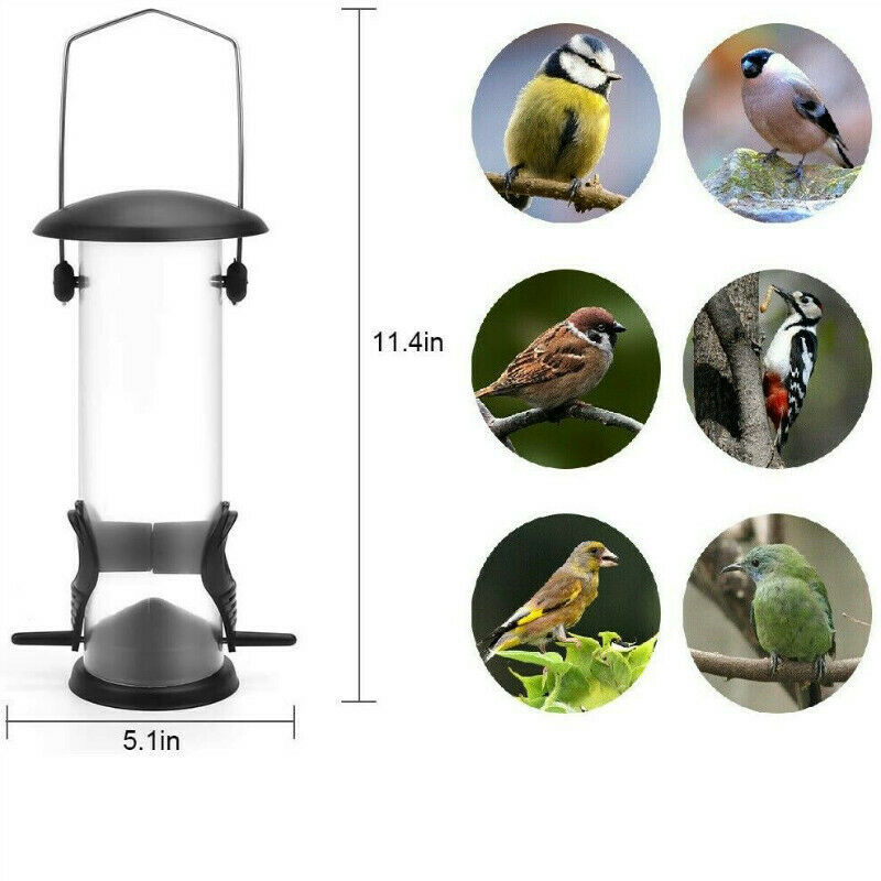 Hanging Bird Feeder Hanging Cage  Food Outdoor Small Wild Garden Yard