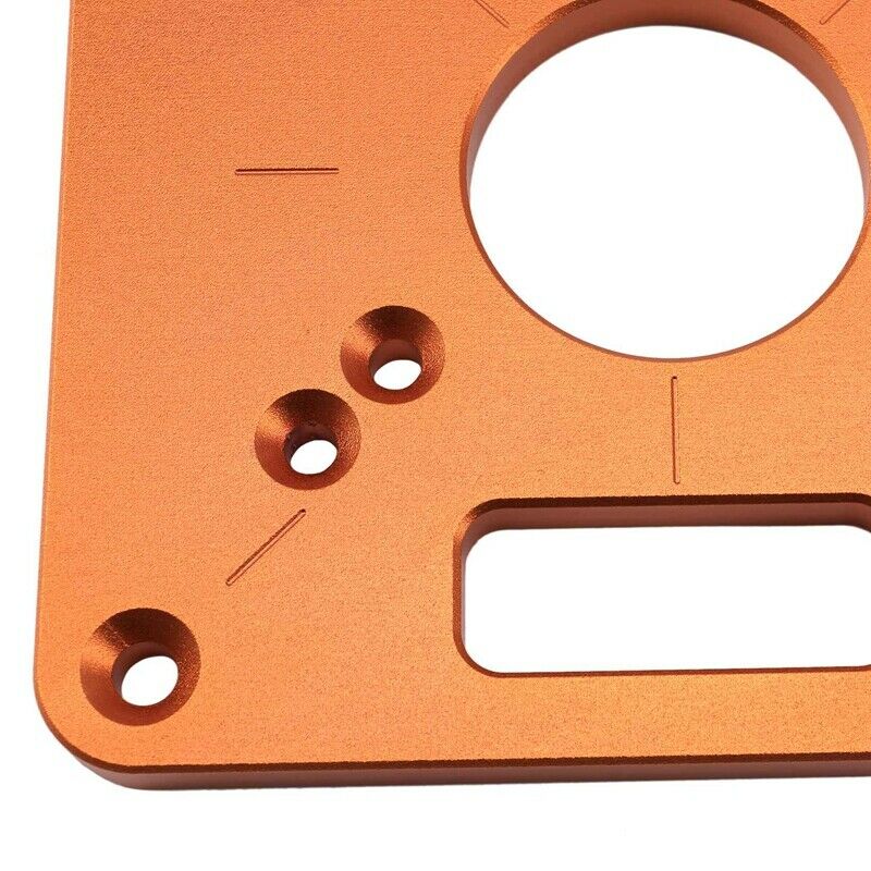 Universal RT0700C Aluminium Router Table Insert Plate Woodworking Benches WoodS6