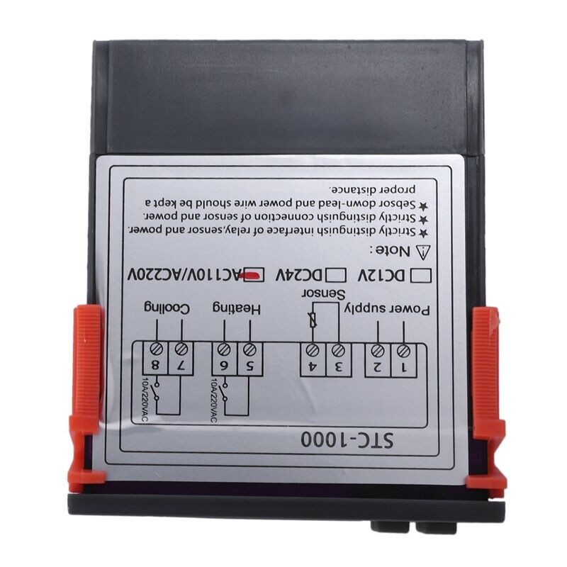 220V Digital STC-1000 Temperature Controller Thermostat Regulator+Sensor ProbeJ7