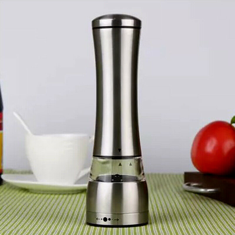 StainlessSteel Manual Condiment Pepper Salt Spice Mill Grinder Kitchen Tool 86ML