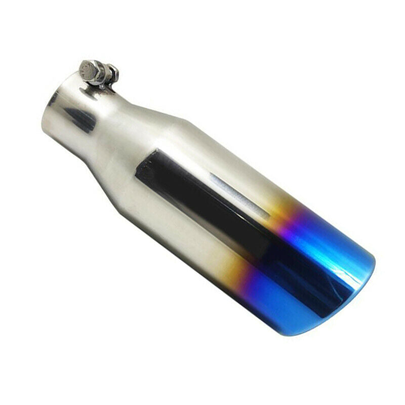 64mm Inlet Car Exhaust Tip Tail Pipe Trim Universal Muffler Stainless Steel 1PCS