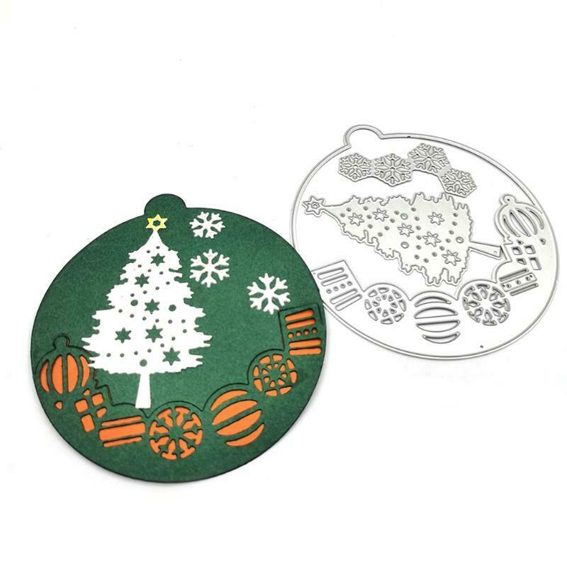 Christmas Tree Snowflakes Metal Cutting Dies Stencil DIY Scrapbooking Album Card