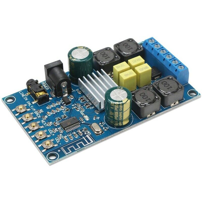 BlueTooth Amplifier Board,Digital Amplifier Audio Amp Board 2 Channel 50W+50K7S4