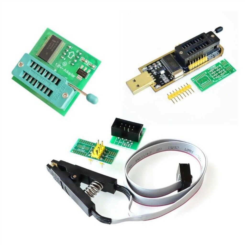 Multifuntion H341A 24 25 Series EEPROM USB 1.8v SOIC8 SOP8 Socket Adapter