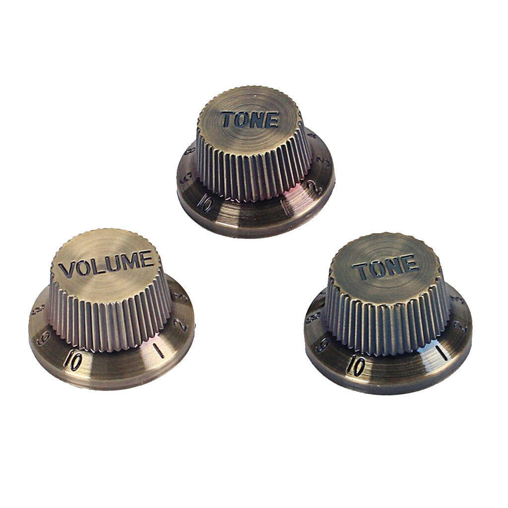 3x ABS Plastic  Control Knobs Caps 1V2T Replacements for Electric