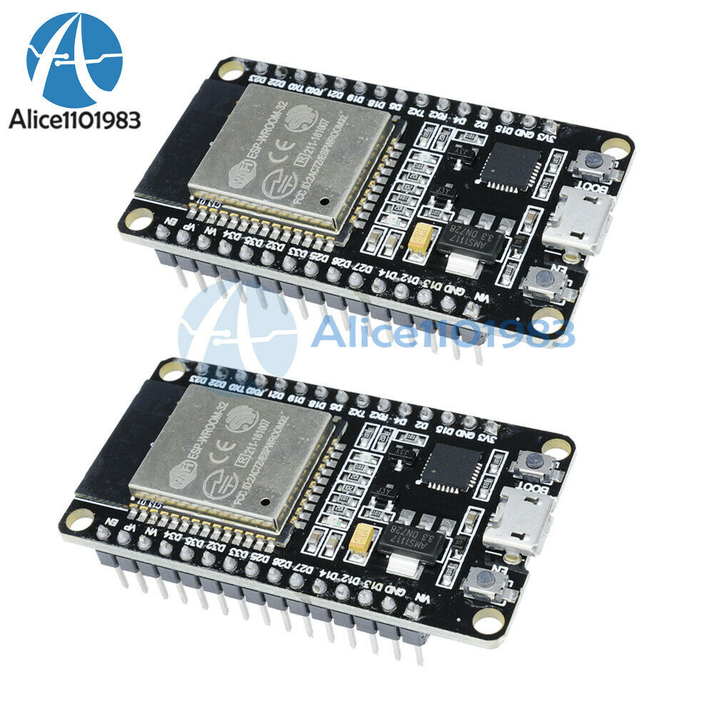 2PCS ESP-32 ESP32S CP2102 Lua Dev Board 2.4GHz WiFi+Bluetooth Antenna Module