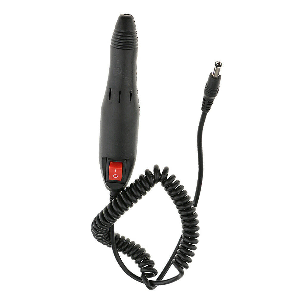 Low Heat Nail Drill File Machine Replacement Handle Handpiece Tools Black
