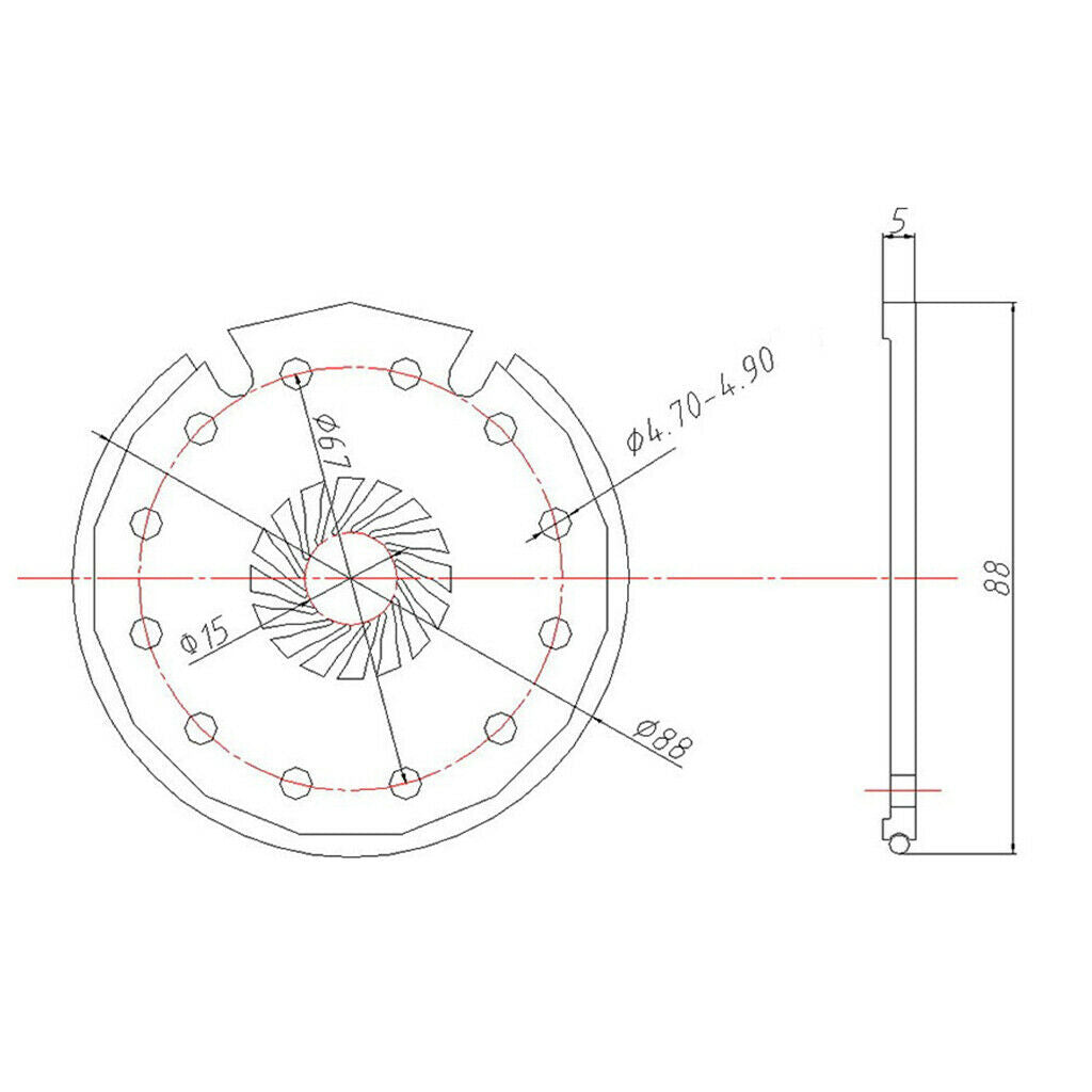 Electric Bike Pas Pedals Sensor Power Assist Sensor Waterproof 12 Magnetic Point