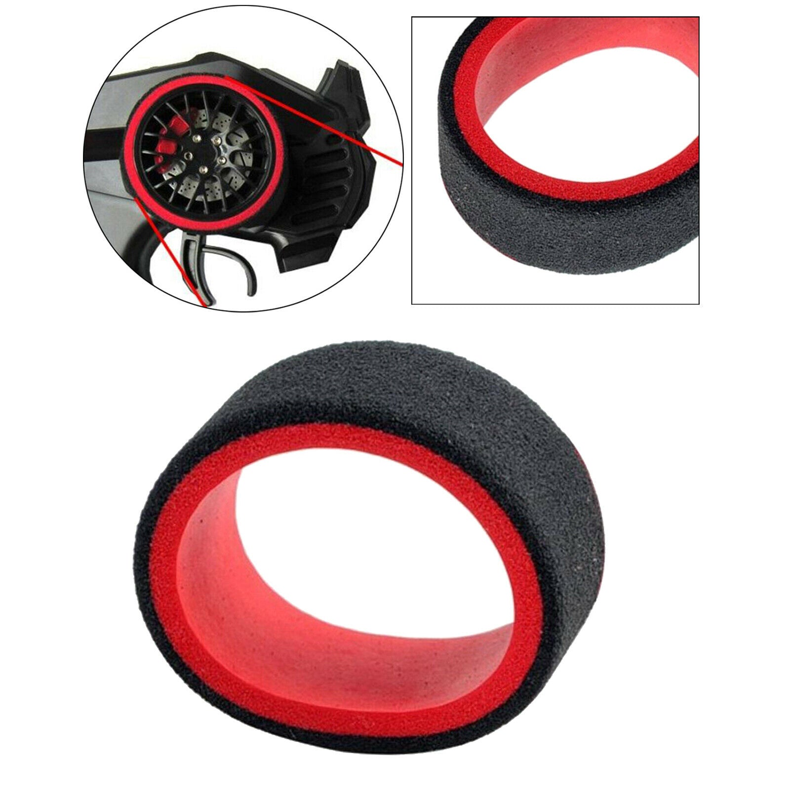 Universal RC Transmitter Steering Wheel Grip Hand Wheel Sponge Parts Accessories