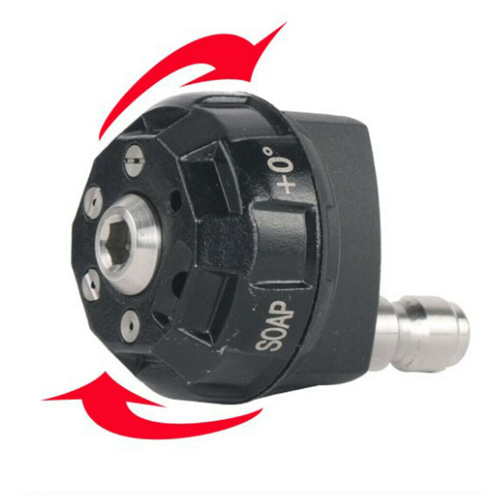 6-in-1 Adjustable High Pressure Washer Spray Nozzle 1.45mm Aperture