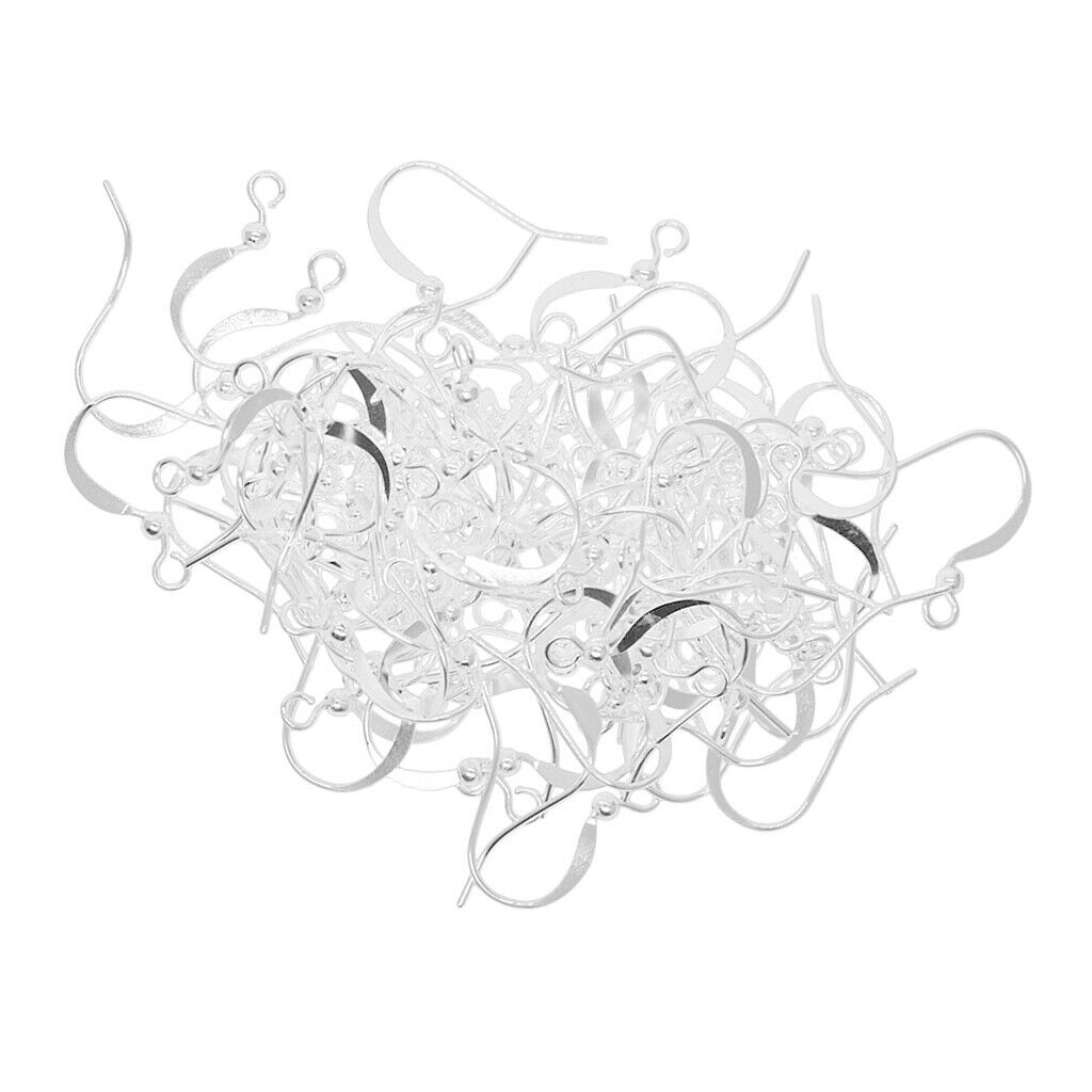 Results Hanger Earring Cable Cord Del Dot Plated White K Of 100 Pieces White