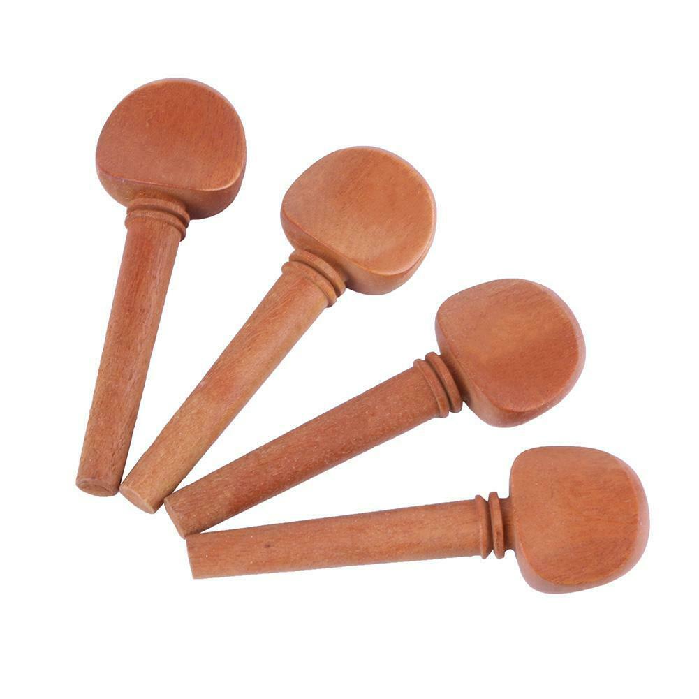 Jujube Violin Parts Chinrest Drawplates Knob Tailpiece and Pegs for 3/4 4/4 @