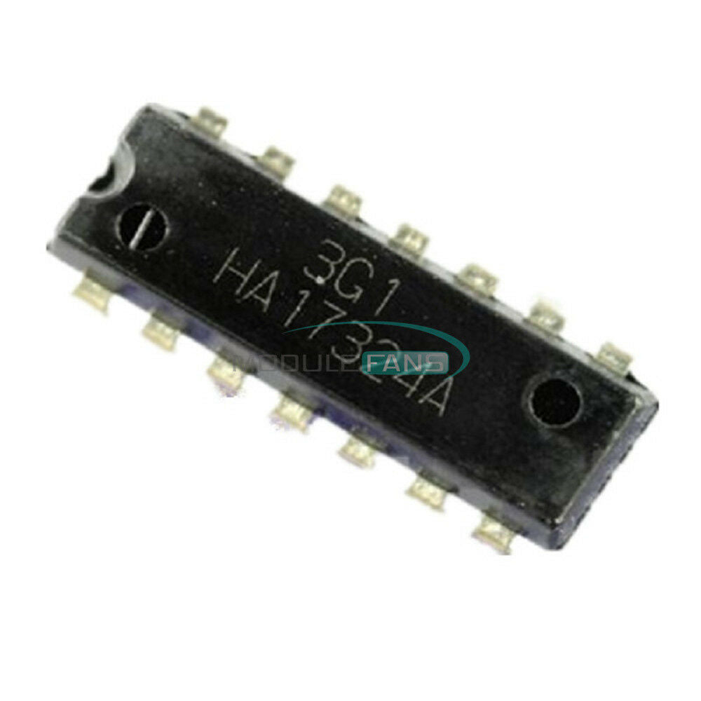 5PCS HA17324A HA17324 17324 IC LOW POWER QUAD OP AMP