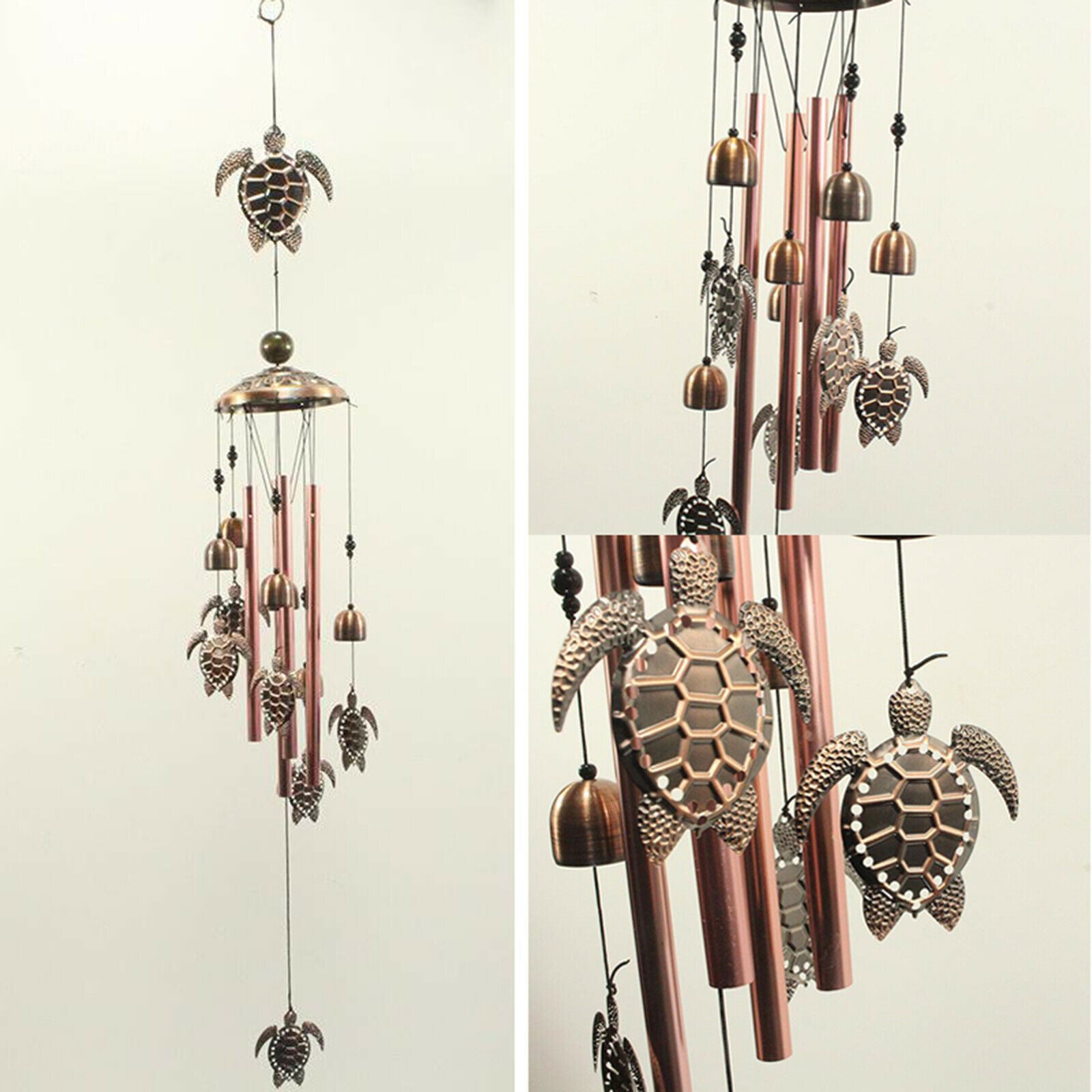 4 Tube Harmonious Turtle Wind-chime Natures Melody 90cm Outdoor Indoor Decor