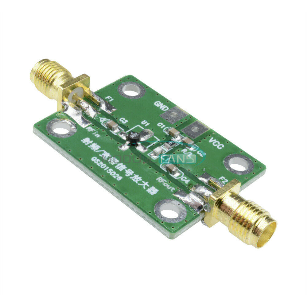 2PCS RF Wideband Amplifier 30dB 0.1-2000MHz low-noise LNA Broadband Receiver