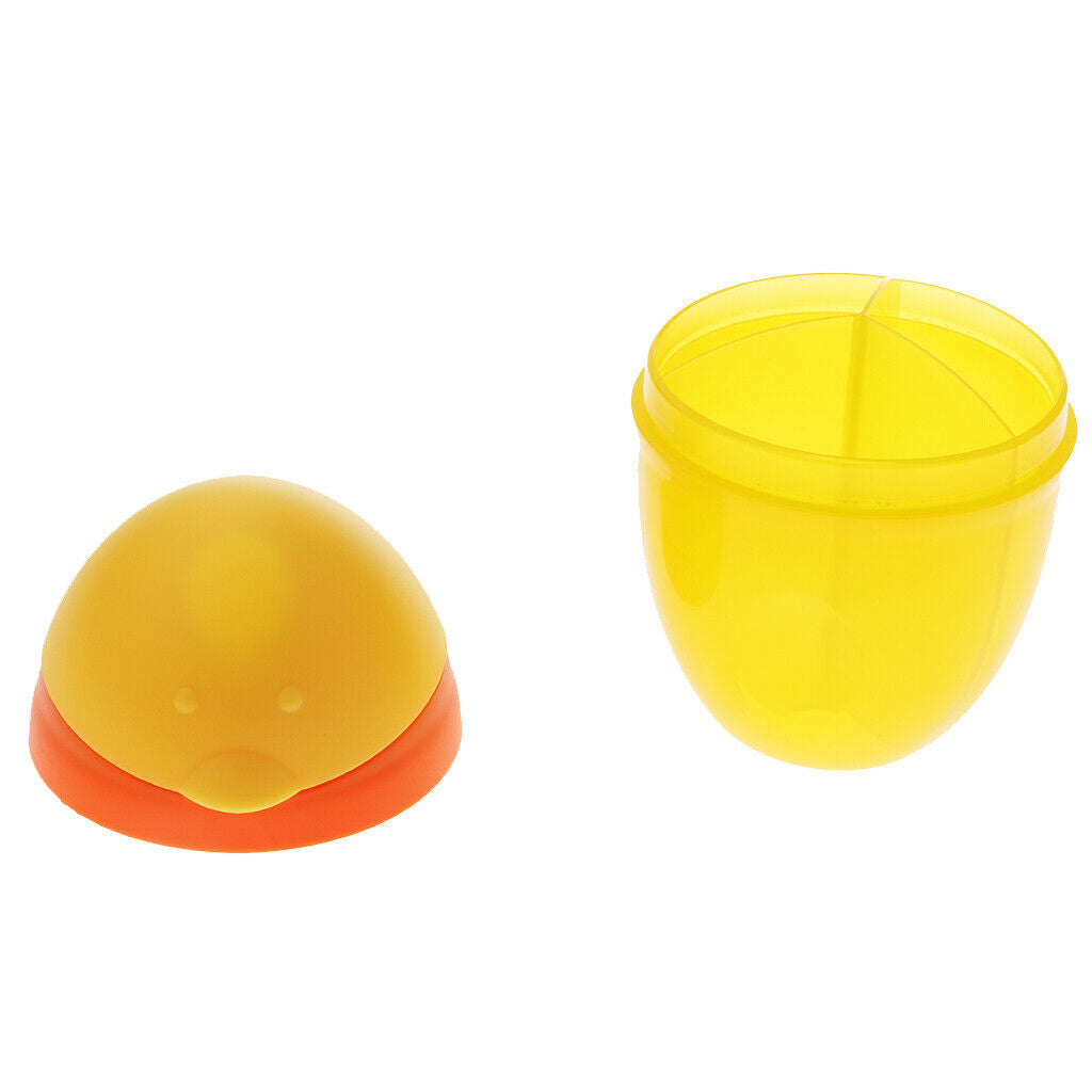 Baby Milk Powder Formula  Container Storage Feeding Box Case Yellow