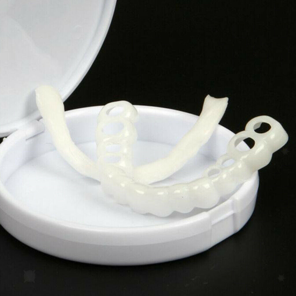 Teeth   Cosmetic   Veneers   False   Tooth   Covers   White   Dental