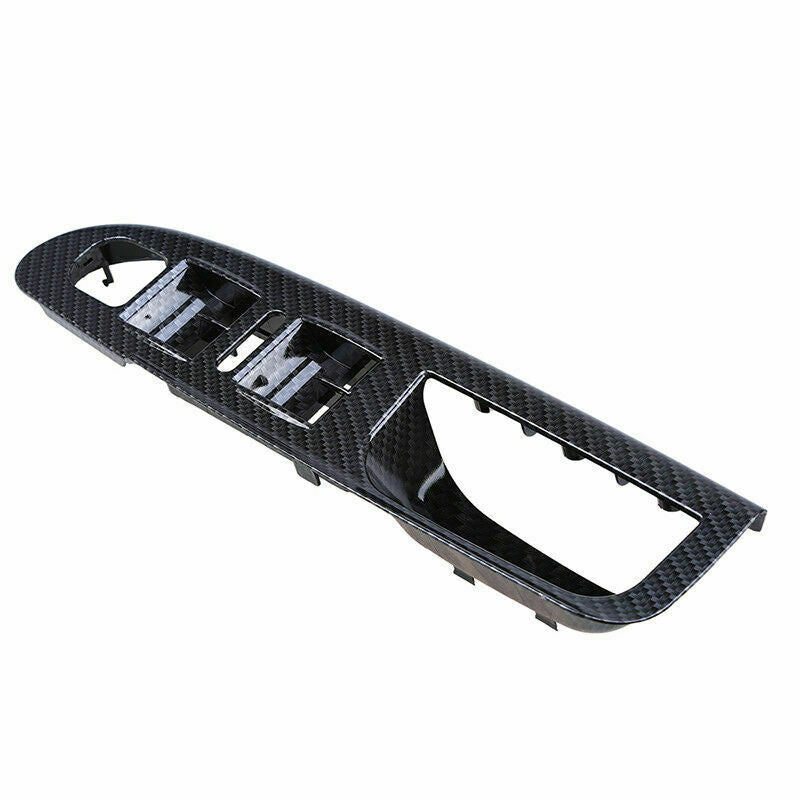 Carbon Fiber Look Window Switch Panel Cover  Fit For VW Passat B6 2006-2010