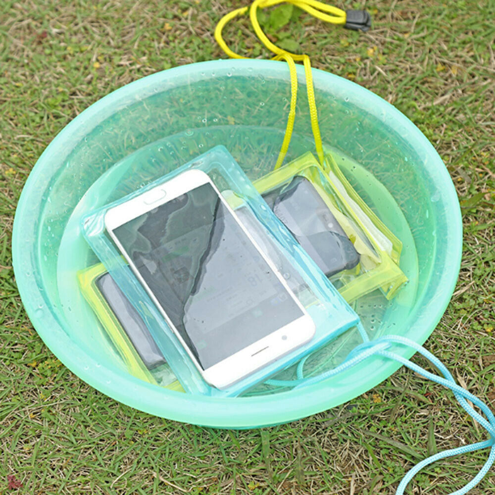 3Pcs Universal Clear Waterproof Mobile Phone Case Bag For Swimming Diving Sports