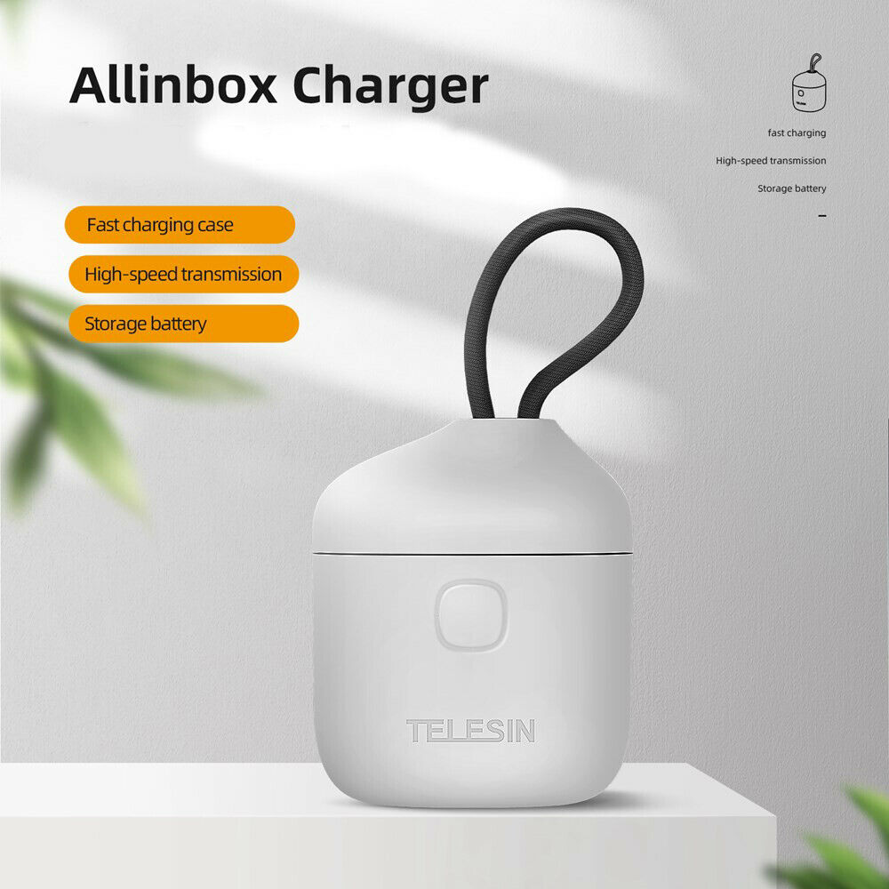 Telesin Waterproof Storage Charging Box Allin For Hero9 Camera Gopro 9/10 FP6