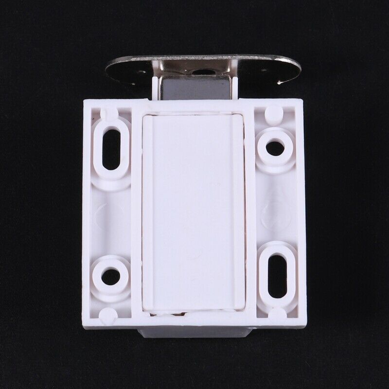 White Push To Open Magnetic Door Der Cabinet Catch Touch Latch G2X1X1