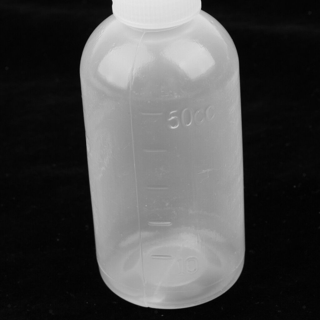 Pack 12-50ml Liquid Glue Applicator Bottle Oil Dropper Precision Tip Bottle