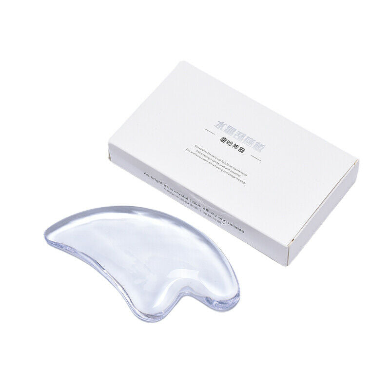 1PC Crystal Scraper Board Face Lifting Tool Gua Sha Face Massage Facial M.l8