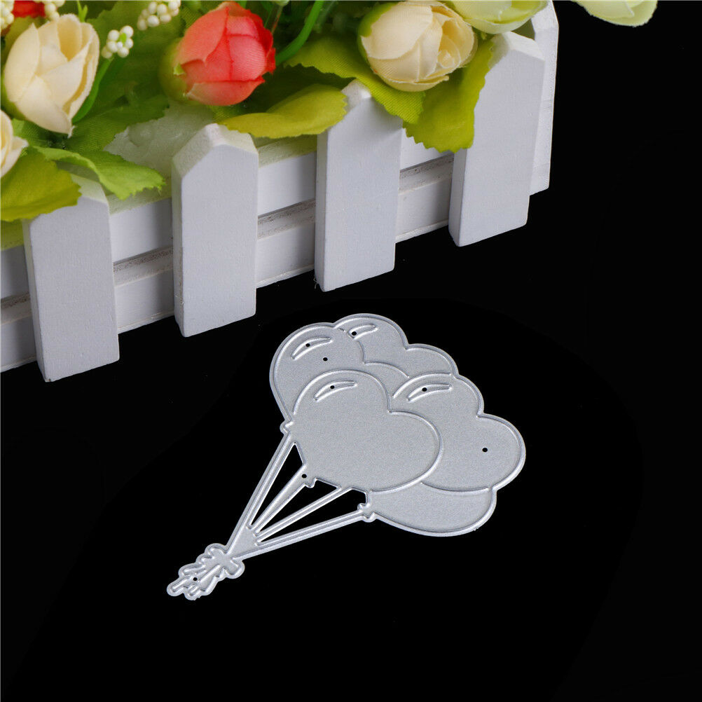 Love Heart Balloons Metal Cutting Die Scrapbooking Embossing Craft Stenci.l8