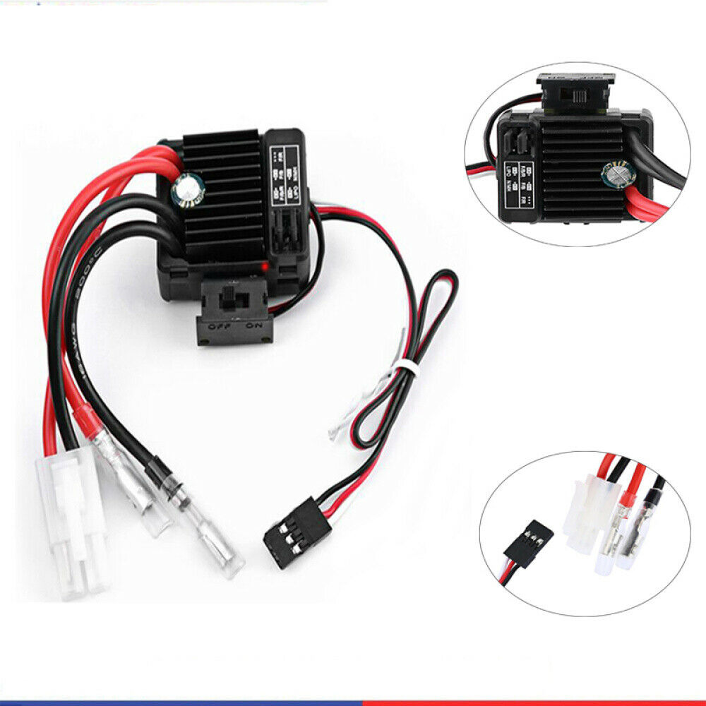 Dust-proof 60A Brushed ESC Electronic Speed Controller for 1/10 1:10 RC Car