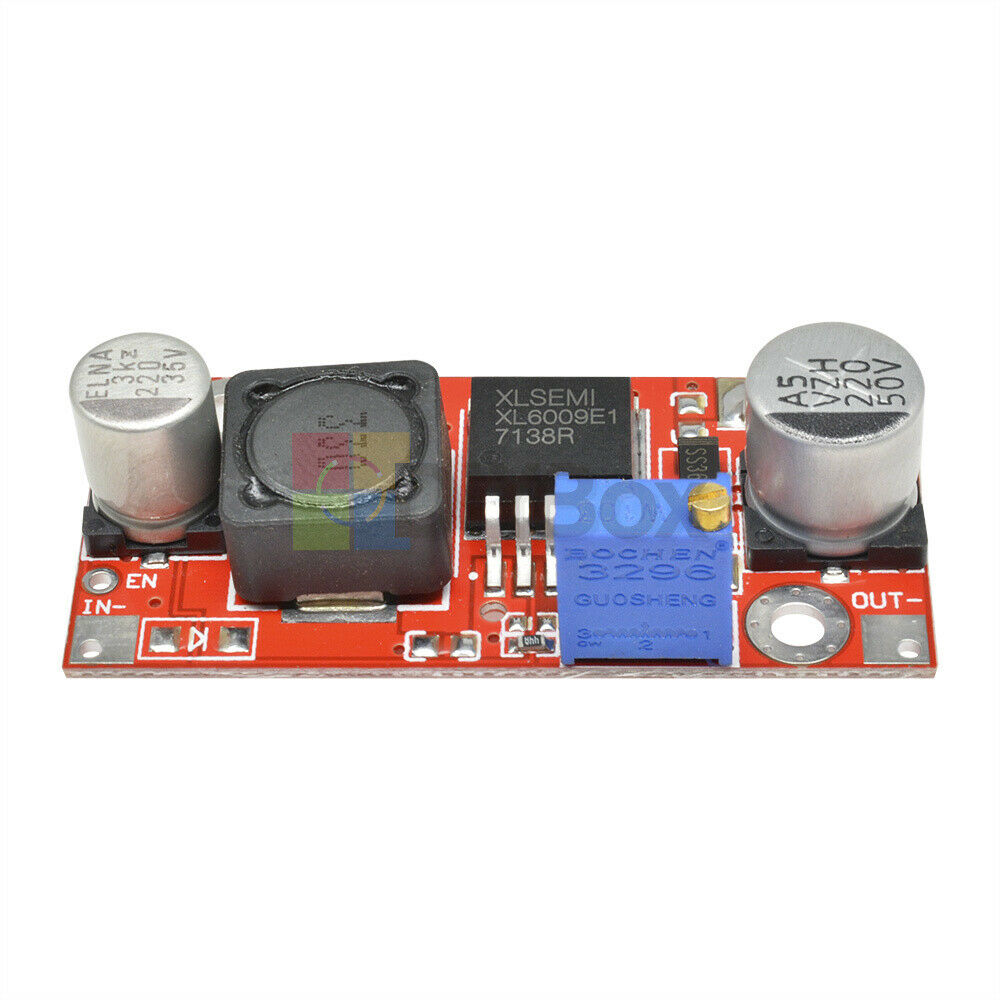 2PCS XL6009 DC-DC Adjustable Step up boost Power Converter Module Replace LM2577