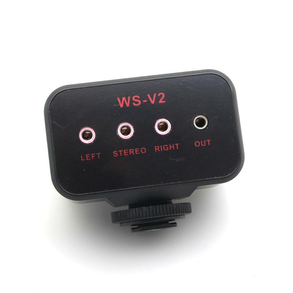 WS-V2 Universal Audio Adapter with Dual XLR Inputs for DSLR Cameras