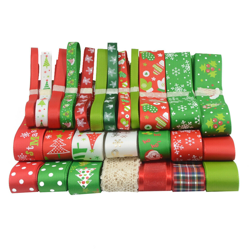 26x Multicolor Ribbons Party Gifts Wrapping Satin Ribbons 25mm/1 yards
