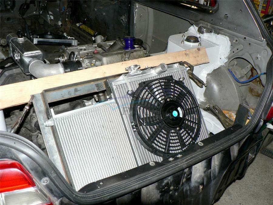 12V Universal Car Electric Radiator Cooling Fan Kit For A/C Cooling Intercooler