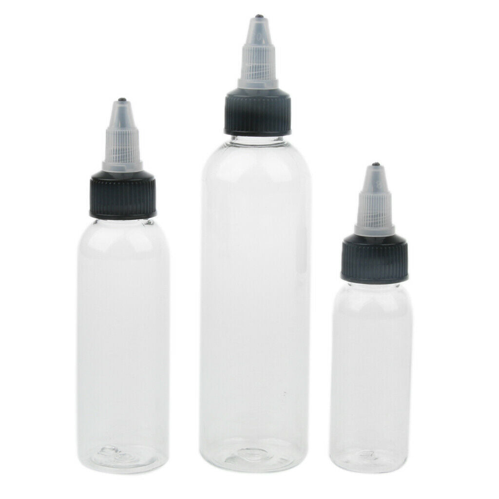 40x Empty Squeeze Bottles Liquid Glue Applicator Condiments Dispenser Arts