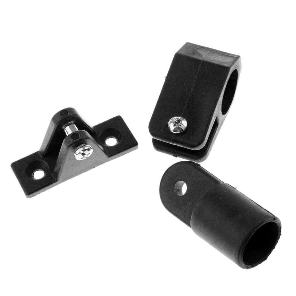 16 Nylon Boat Canopy Cover Bimini Top Deck Hinge Jaw Slide, Fitting Hardware
