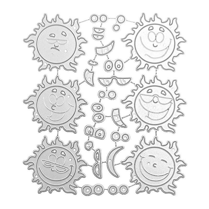 Sun Metal Cutting Dies Stencil Scrapbooking DIY Album Stamp Paper Card Embossing