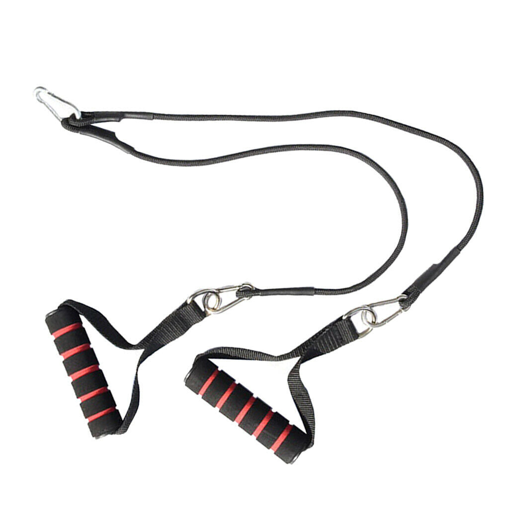 Fitness Gym Pulley Cable Machine System Pull Down Fitting Handle Foam Strap Rope