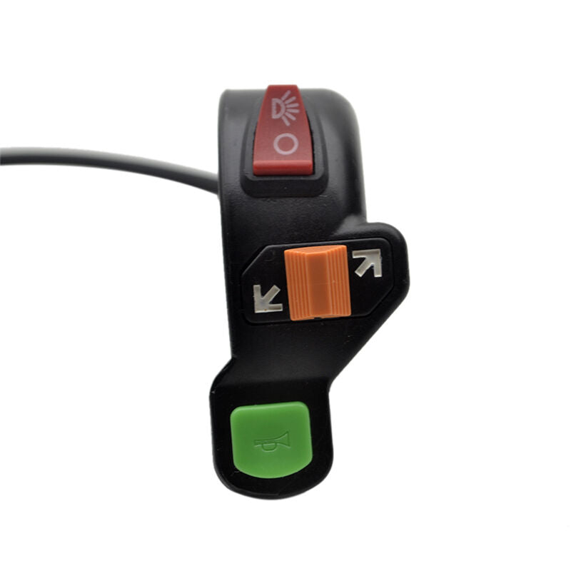 3in1 Motorcycle Bike ATV Universal 7/8" Switch Horn Turn Signals On/Off Li.l8