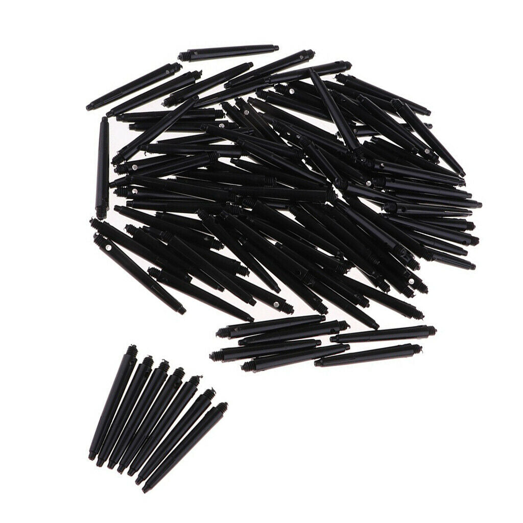 100pcs 2BA Soft Tip Points For Soft Tip Darts Electronic Darts - Black