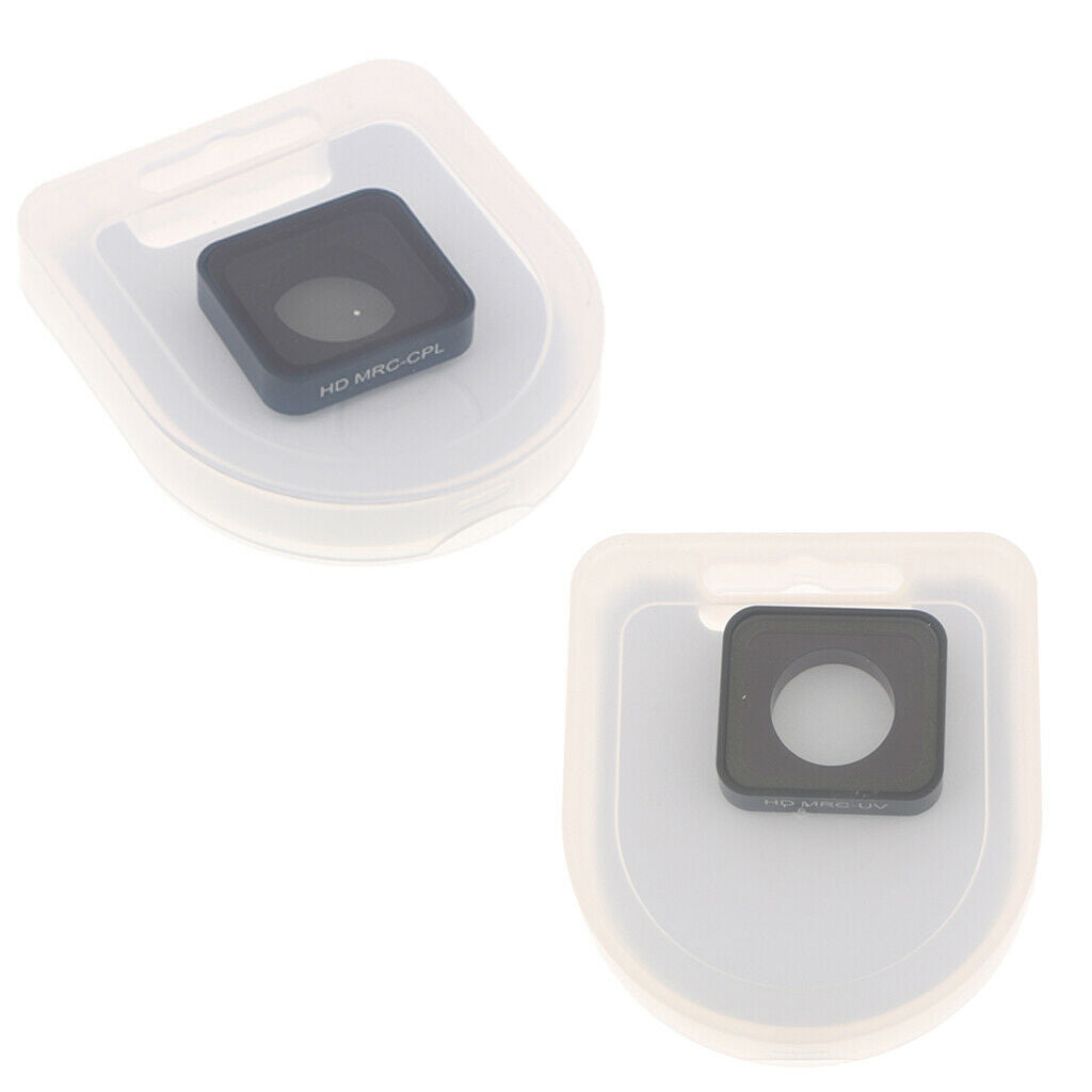 2 Pieces UV CPL Filter Lens Protector Protective Cover Case Replacement Part for