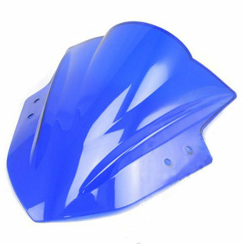 Blue Double Bubble Windshield  for Kawasaki Ninja 300 EX300R 300R 2013-2017
