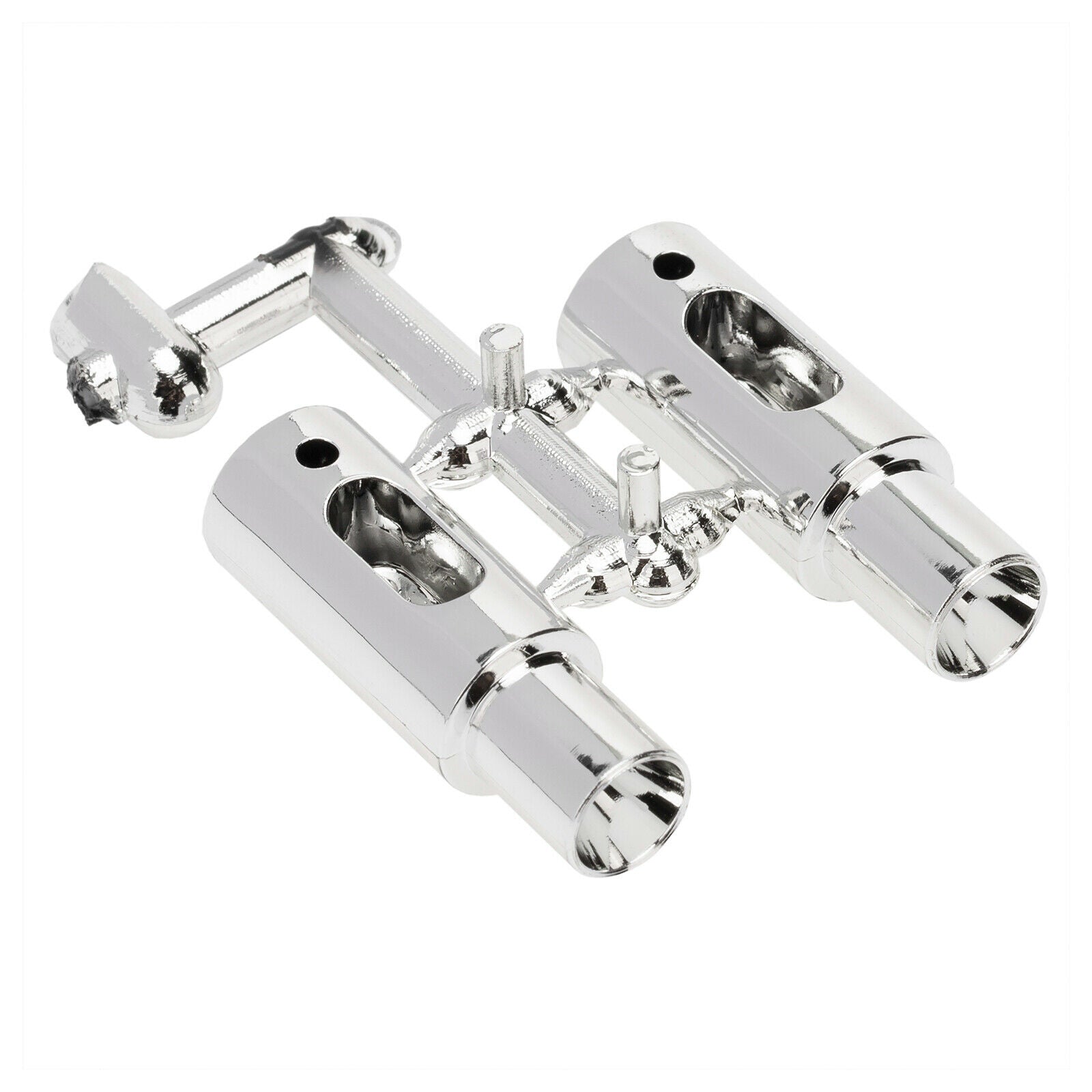 Stable Exhaust Pipe Replacement with License Plate Frame for 1:10 RC Car