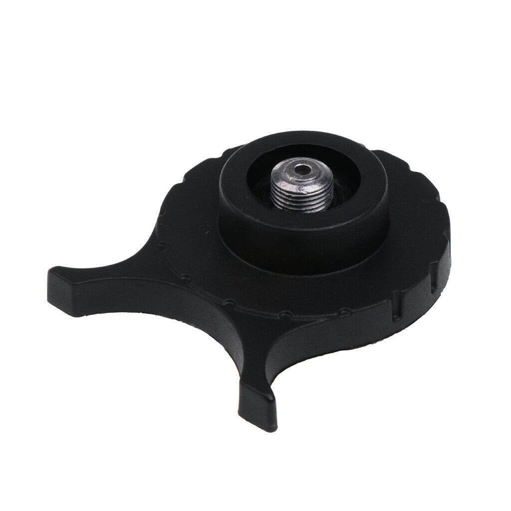 Camping Stove Round Self-seal Conversion Head Long Gas Cylinder Adapter