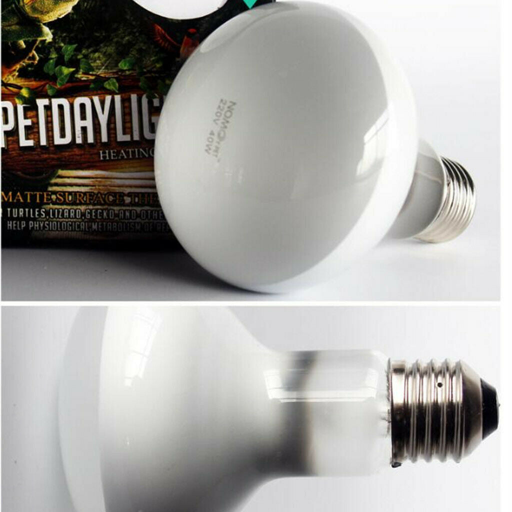 Reptile Daylight Basking Spot Lamp Heat Lighting Bulb Sun Light 60W