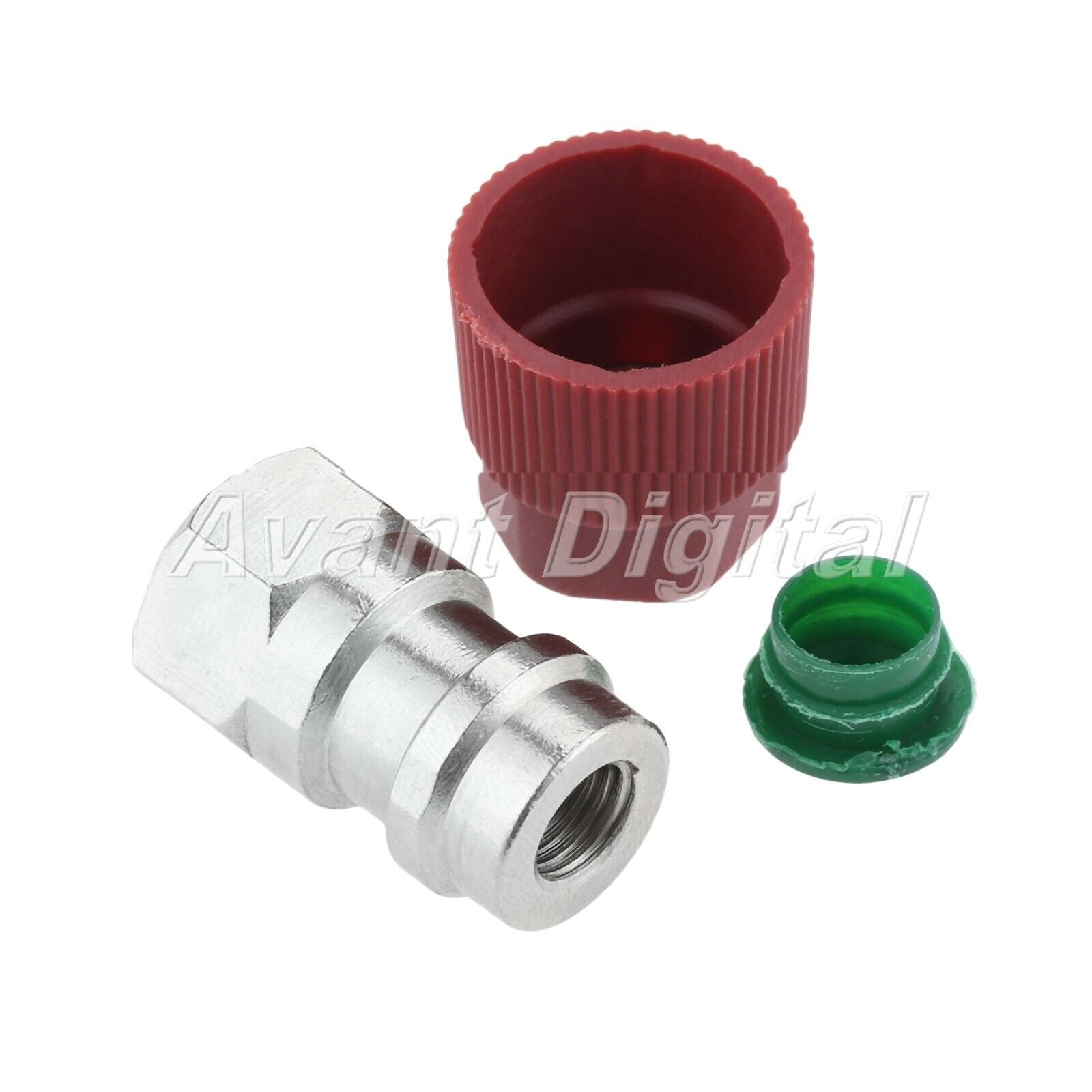 13mm Low 16mm High AC Fitting Port Adapter Cover Retrofit R12 to Accept R134a