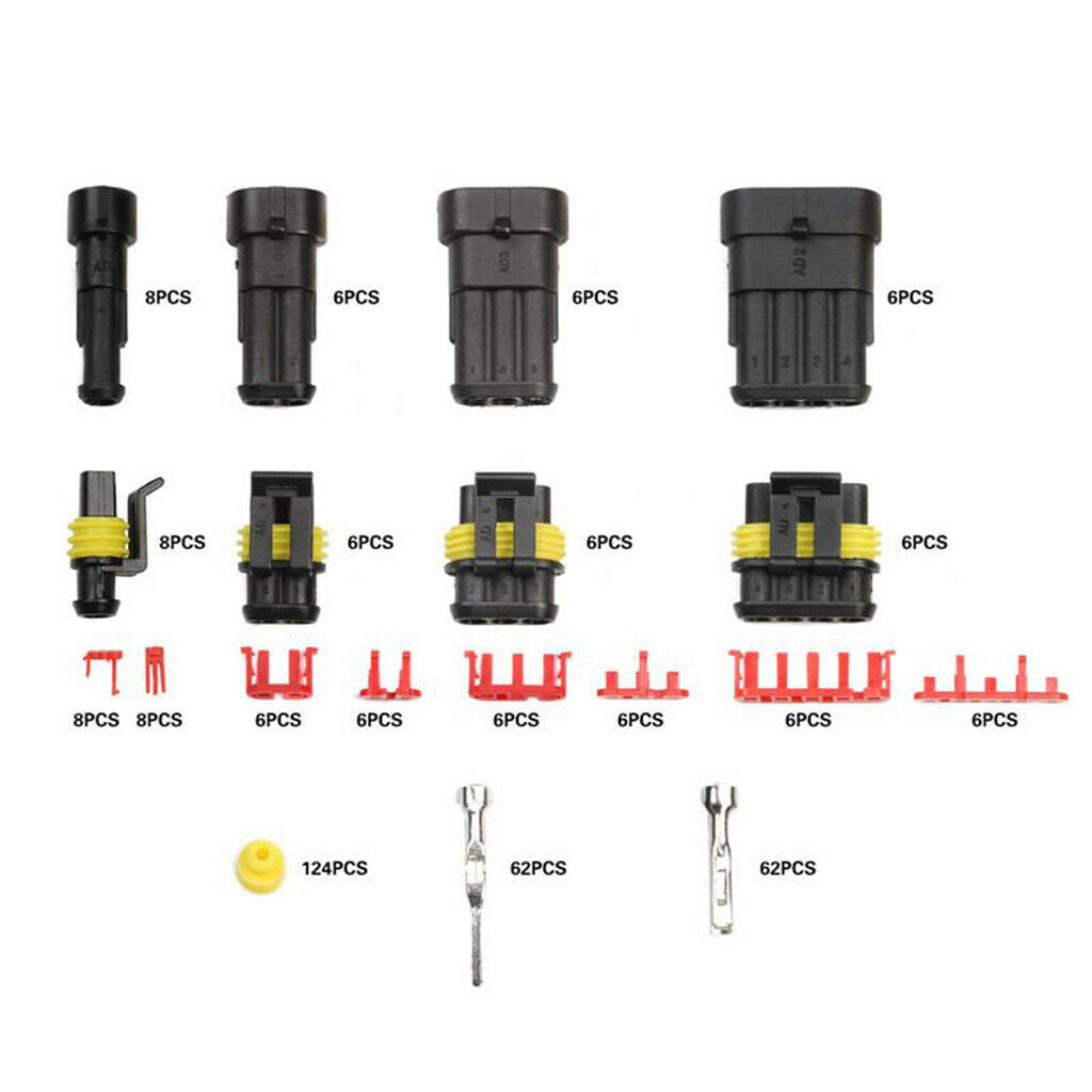352Kit Car Wire Connector in Box Waterproof Electrical Terminal for Auto Vehicle