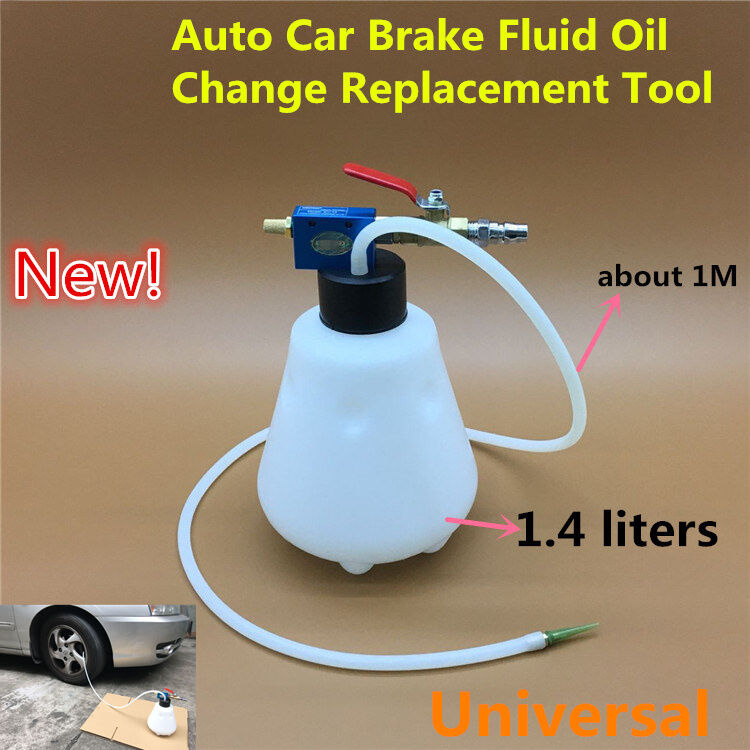 Car Brake Fluid Oil Change Replcement Kit 1.4L Brake Bleeding Pump Emptying Tool