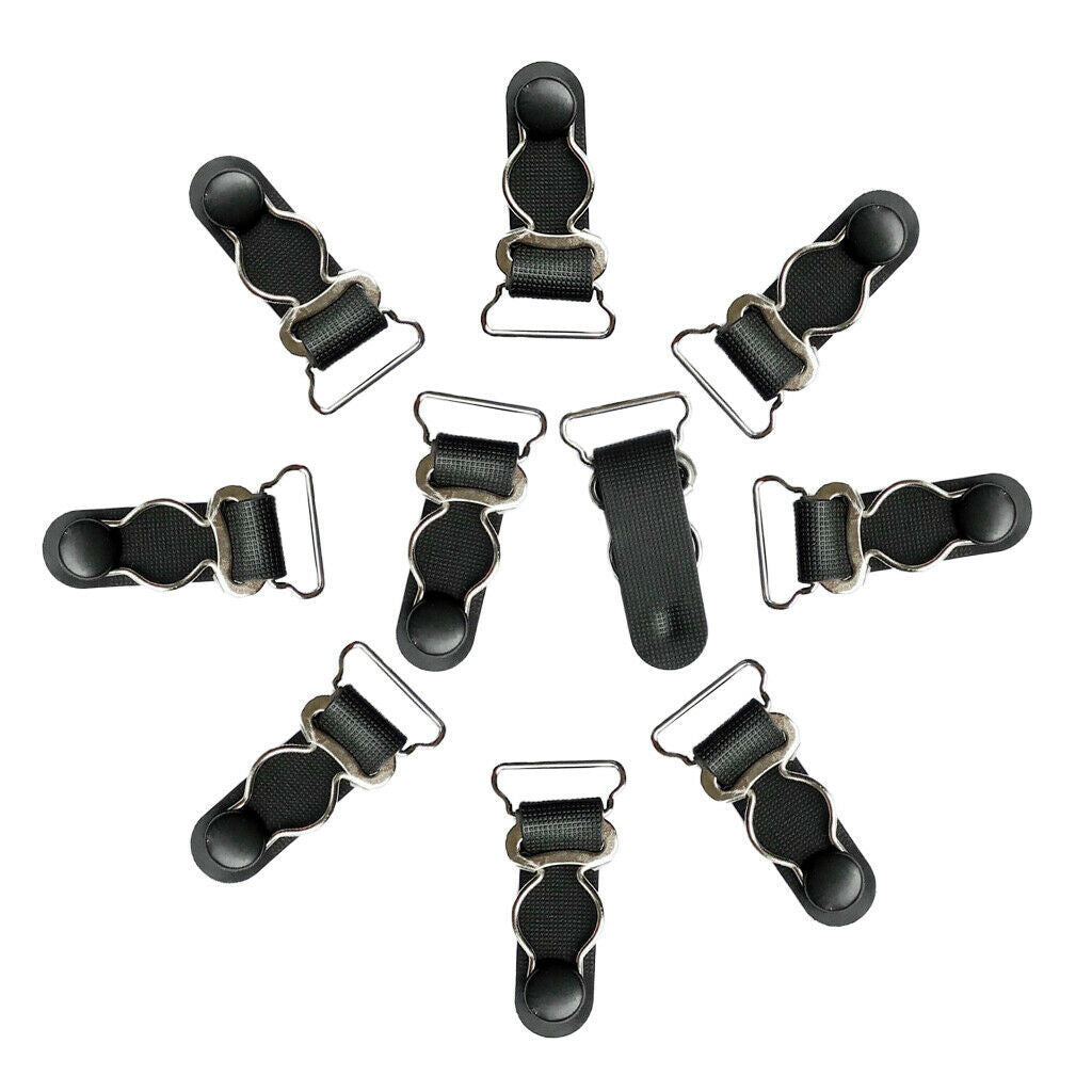 10 Pieces 20mm + 10x 26mm Garter Belt Straps Corset Stockings Suspenders