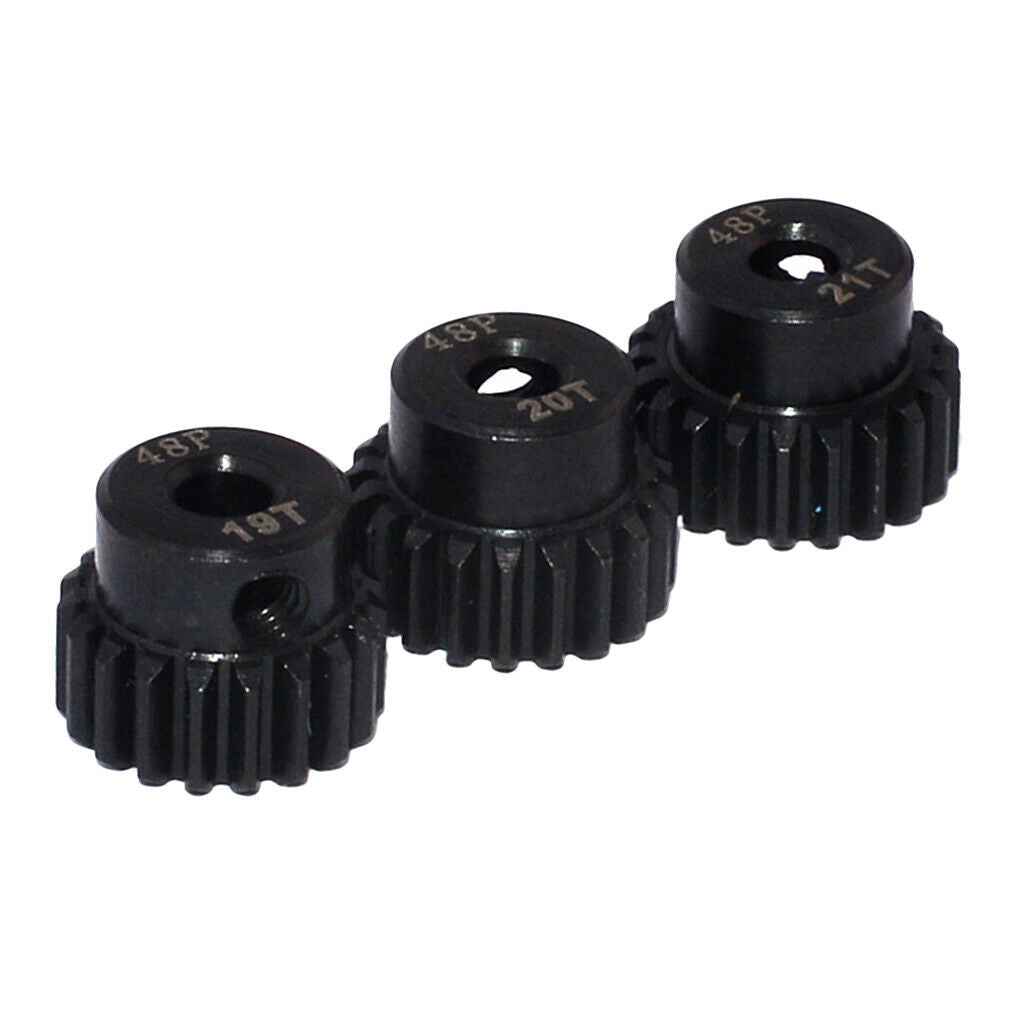 RC Accessory 48DP Pinion 19T 20T 21T Gear for 1/10 Racing Car Motor