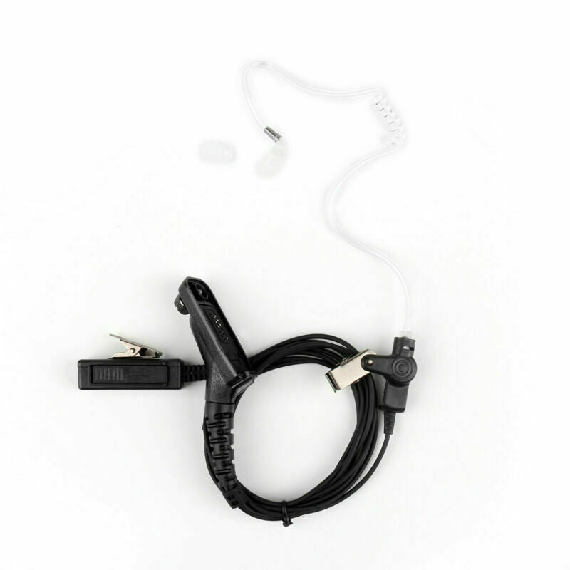 1xCovert Acoustic Tube Earpiece Headset P Mic Fr  XIRP8260 APX7000  UA